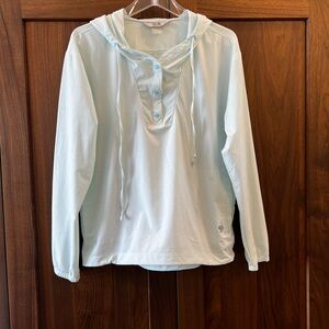 Mountain Hardware Light Blue Hooded Pullover